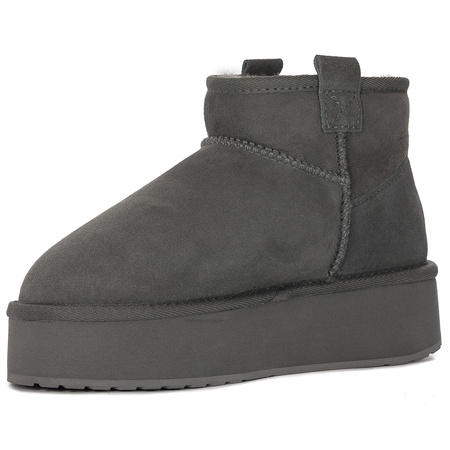 EMU Australia Foy Flatform Micro W13073 CHARCOAL