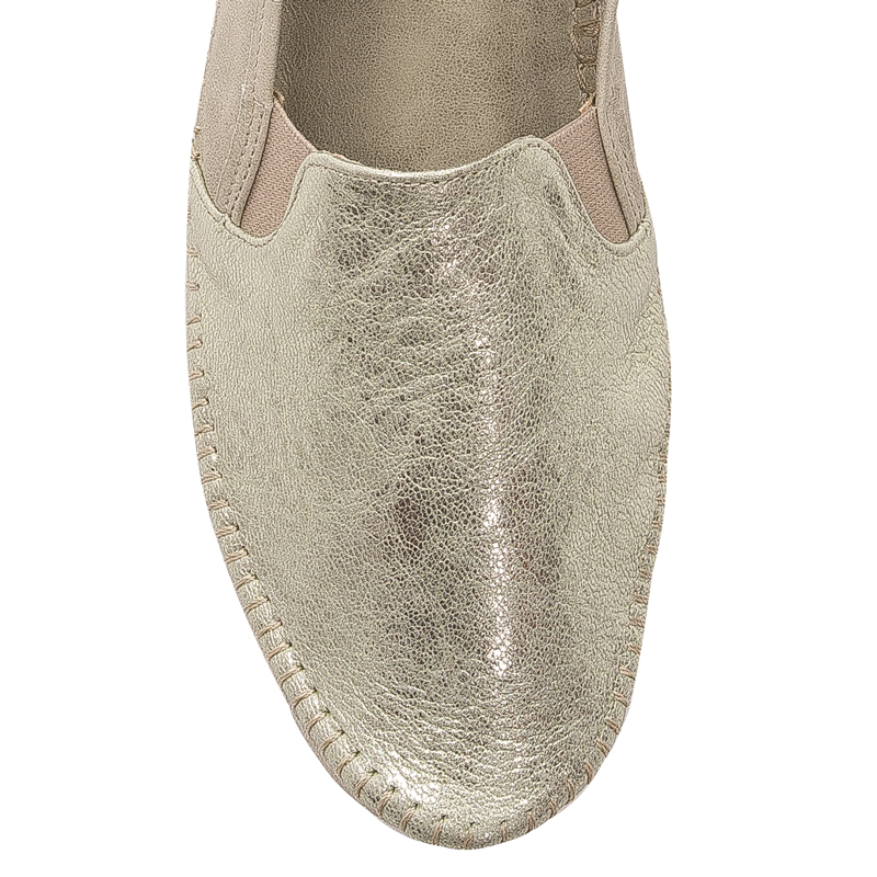 Maciejka Green + Gold Low Shoes