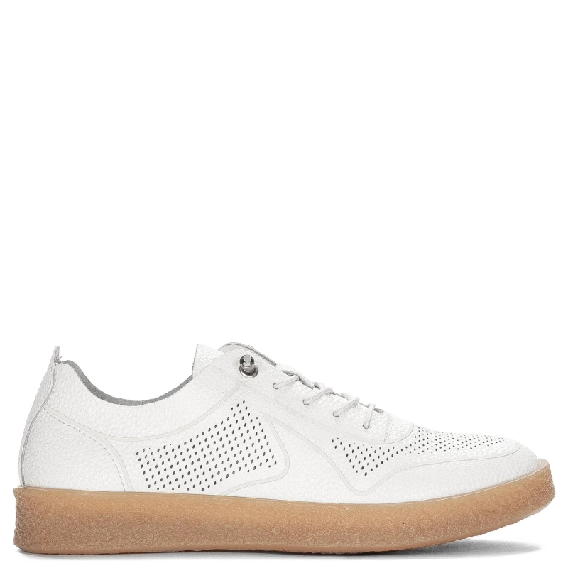 Sergio Leon Women's Loafers White Shoes