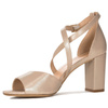 Sergio Leone SK865 Satin Gold Sandals