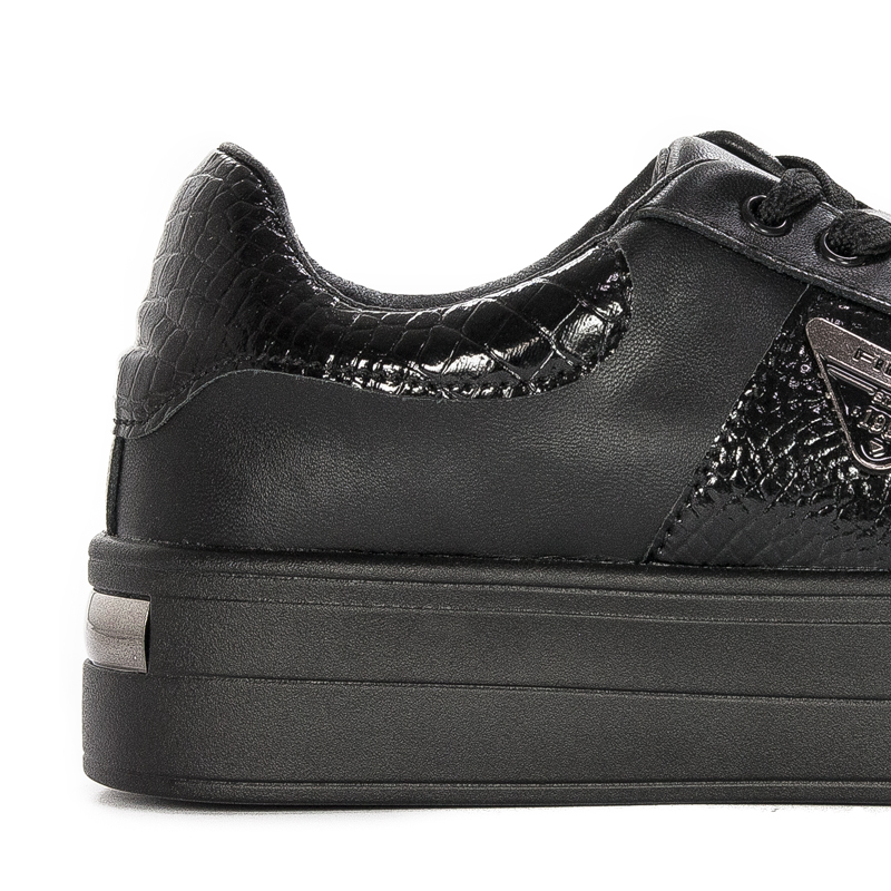 Filippo DP4707/23 BK Black women's Platform Low Shoes