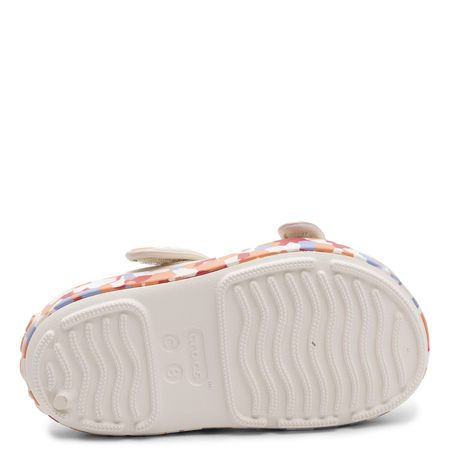 Crocs Classic Marbled Sandal Kids' Sandals Patterned Sole Beige 212528-2MK