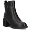 Filippo Black Leather Women's Boots