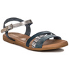 Maciejka L4646-17-00-0 Navy Silver Sandals