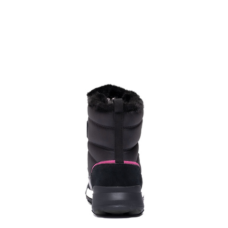 Geox Girls' Snow Boots Black/Fuchsia