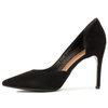 Visconi women's Nero Leather Heels Pumps