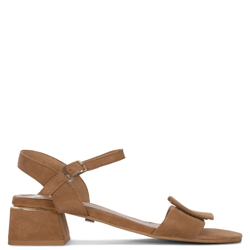 Maciejka Women's Heeled Leather Sandals Rude