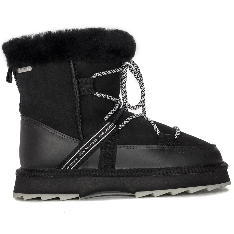 EMU Australia Black Blurred W12641 Black