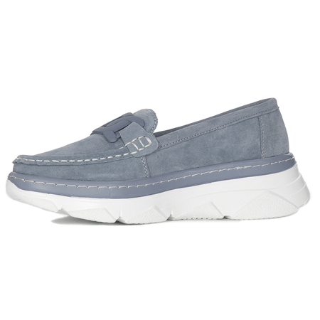 Filippo Women's Moccasins Leather Blue