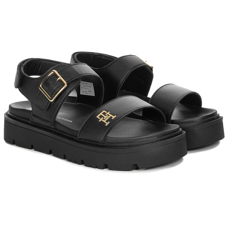 Tommy Hilfiger Sandały Damskie Czarne