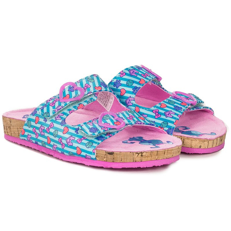 Klapki dziecięce Skechers 300013L TQPK Granola