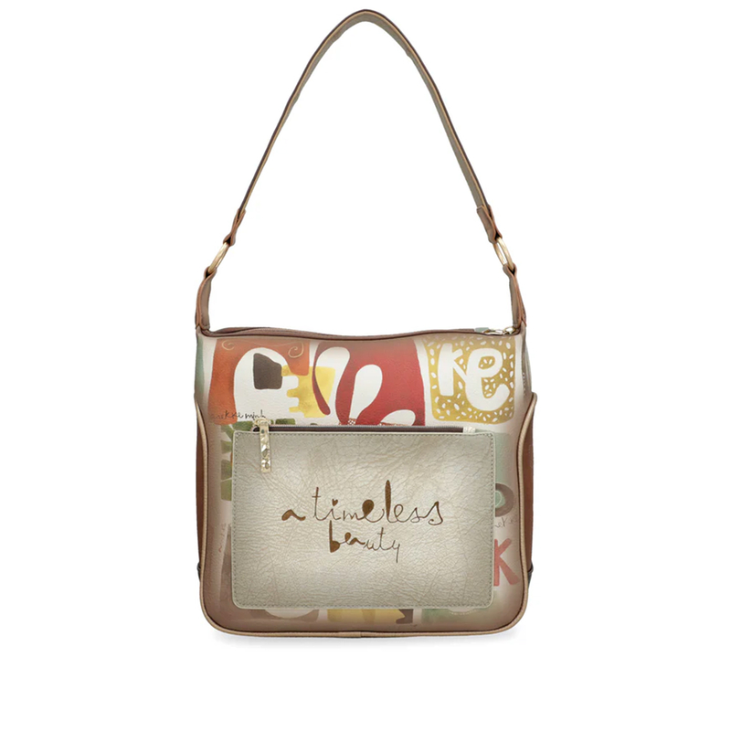 Anekke Artistic Shoulder Bag With Extra Strap Multicolor 42702-136