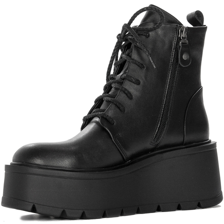 Maciejka 05294-50/00-6 Black Lace-UP Boots