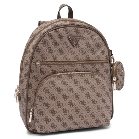 Guess Adrian Logo Plecak Miejski Monogram Beżowy TWNB2168350-CAMEL