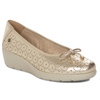 Maciejka Leather Women's Shoes Gold