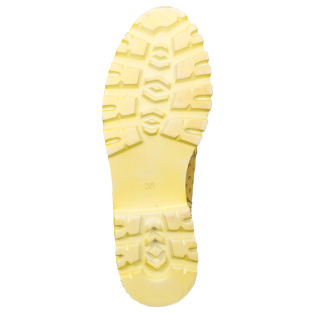 Maciejka Women's yellow openwork leather ankle boots
