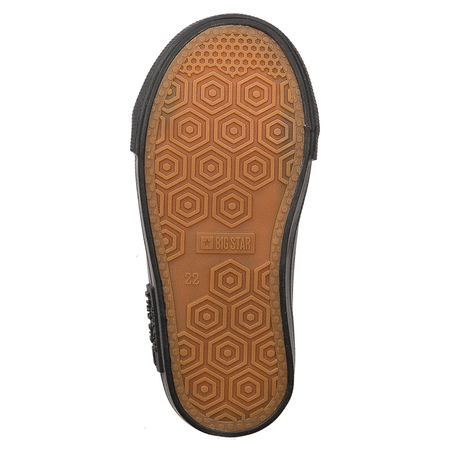 Big Star Black children's sneakers with Velcro fasteners