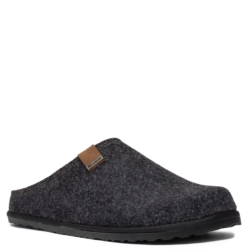 Inblu Men's Felt Slippers Grey SI000025-GREY