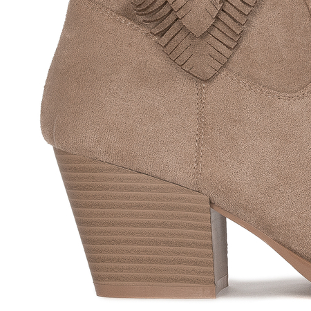 S.Barski Women's beige insulated boots