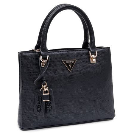 Guess Torebka Damska Do Ręki I Na Ramię Elegancka Czarna ZG967205-BLACK