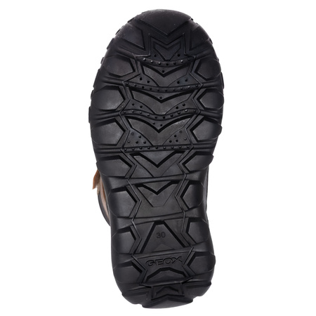 Geox Boys' Light Brown/Black Boots