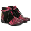 Maciejka Women's Leather Boots Pink and Black