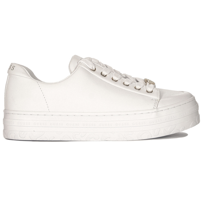 Guess women's shoes with the LULLU platform white
