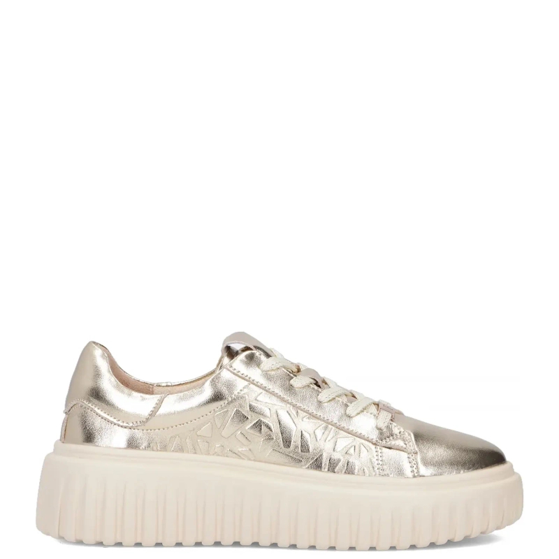 Filippo Leather Gold Low Shoes