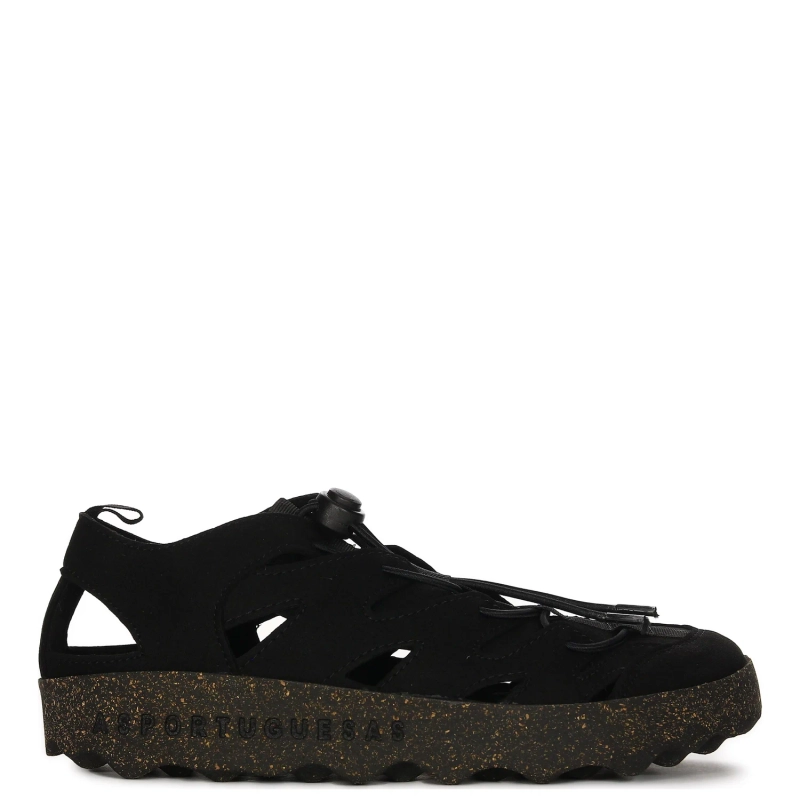 Asportuguesas Women's Black Sandals