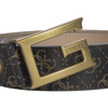 Guess Women's Latte Logo Beige Belt