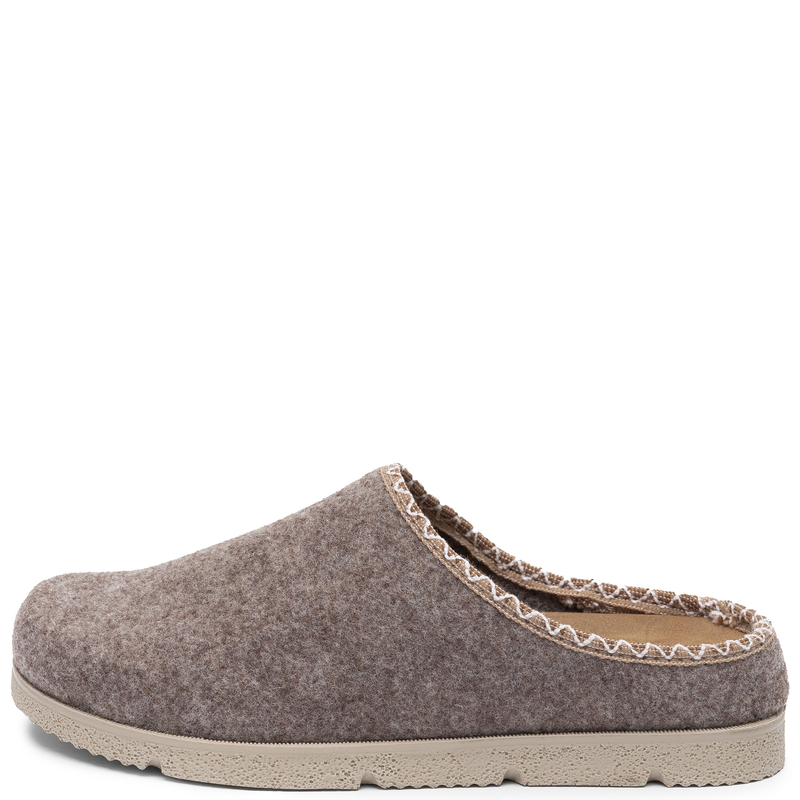 Inblu Cozy Felt Women Slippers Slip-On Beige NS000009-TORTORA