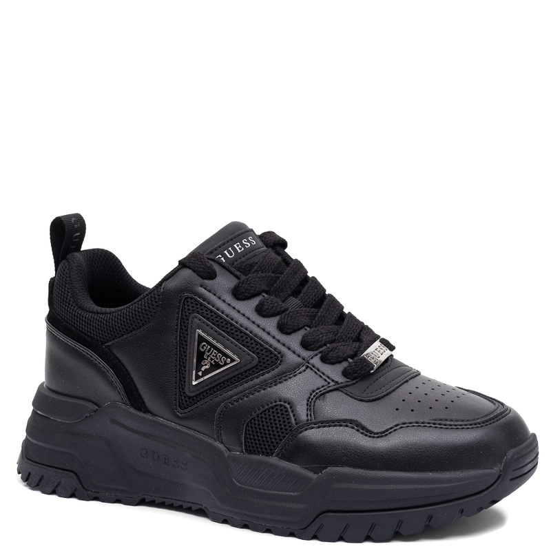 Guess Helo Platform Lace-Up Sneakers Black FMFHEL-ELL12-BLK