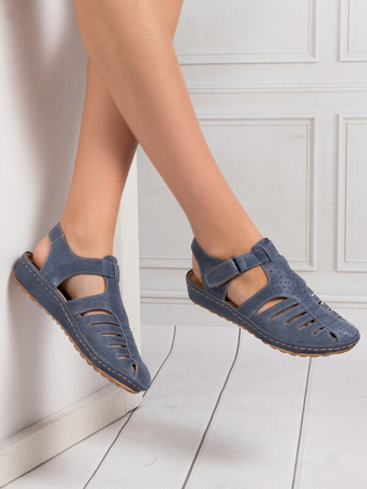 Maciejka Navy Blue Sandals