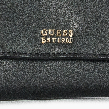 Guess Portfel damski Atene Slg duży Bla Black Czarny