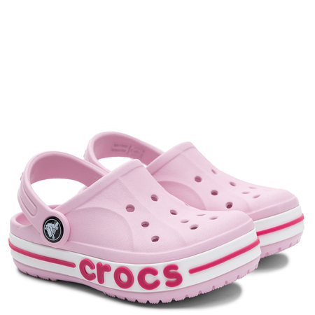 Crocs Bayaband Clog Kids' Lightweight Clogs Pink 207018-6TG