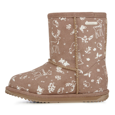 Buty EMU Australia botki dziecięce Woodland Brumby Mushroom