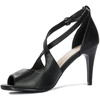 Sergio Leone women's sandals on a high heel Black PU