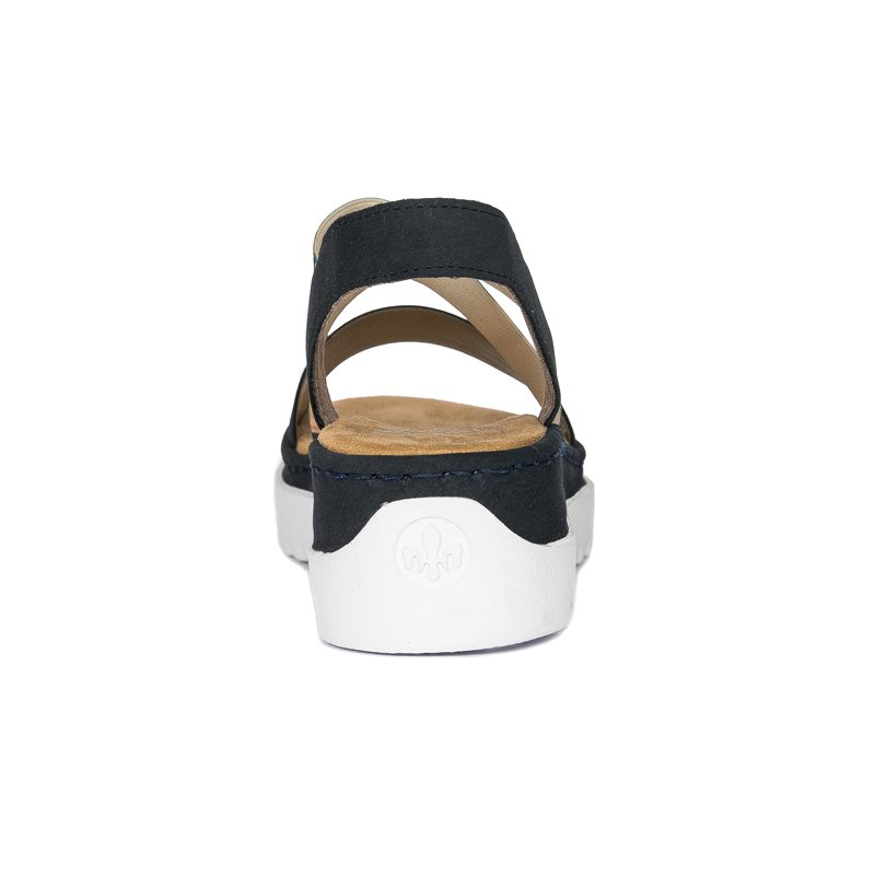Rieker V44G8-14 Pazifik/Multiprint Navy Sandals