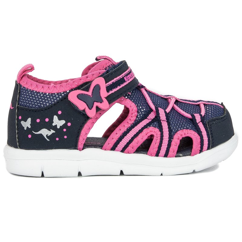 Kangaroos 02086 000 4294 DK Navy Fandango Pink Flat Shoes