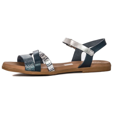 Maciejka L4646-17-00-0 Navy Silver Sandals