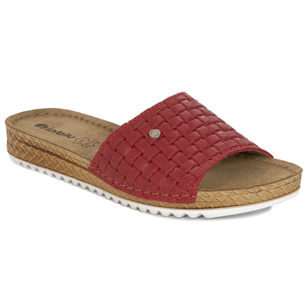 Inblu Women's Slides Red