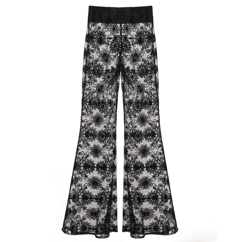 OPRA Lace Flare Pants Black OP-SPE-NASMA-BLK
