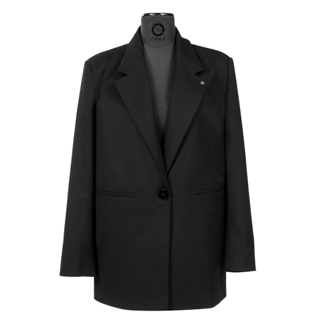 Opra Marynarka Bahira Black Oversize