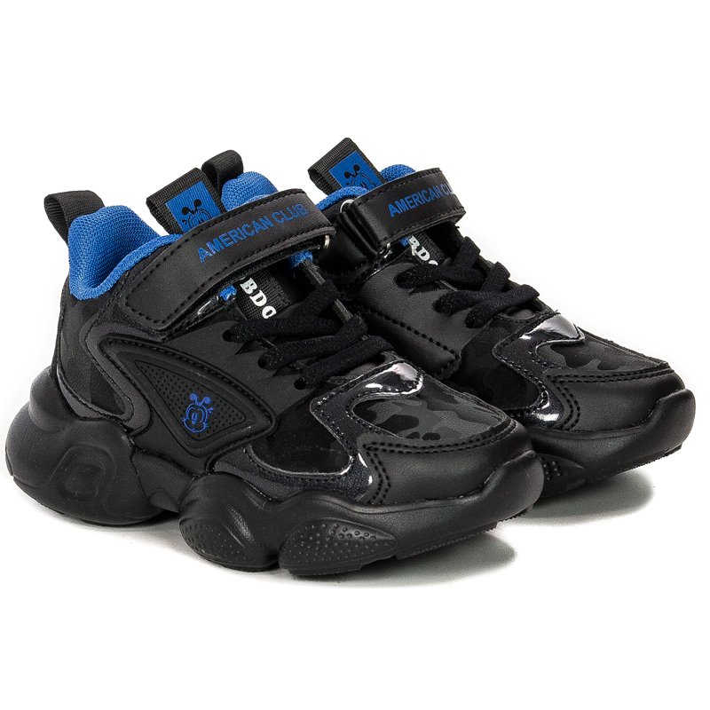Sneakersy American Club BD14/21 Black/Blue