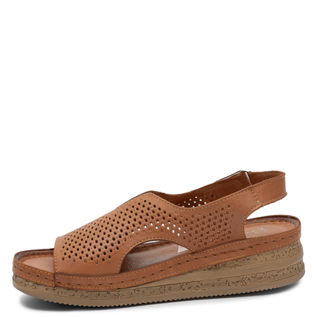 Maciejka Comfortable Openwork Wedge Sandals Fashionable Ginger L4494-29/00-1