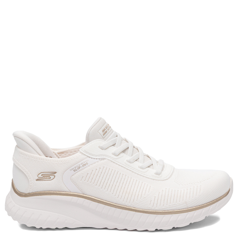 Skechers Bobs Sport Slip-ins Women's Sneakers White Gold 117497-WTGD