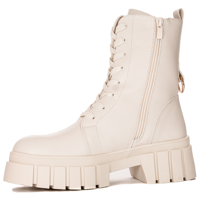 Boots Sergio insulated on the platform Beige