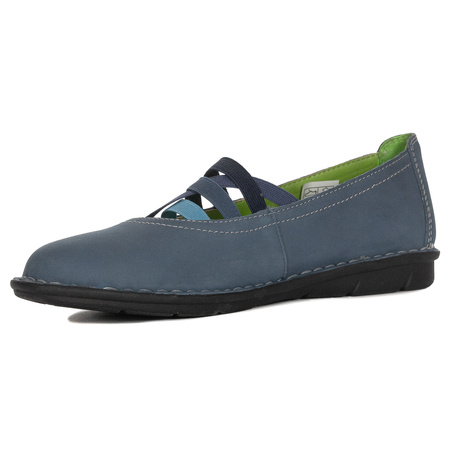 Maciejka Women's Half Shoes Leather Dark Blue