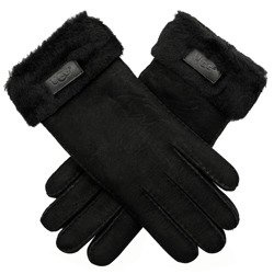 UGG 17369 Turn Cuff Glove Black Gloves