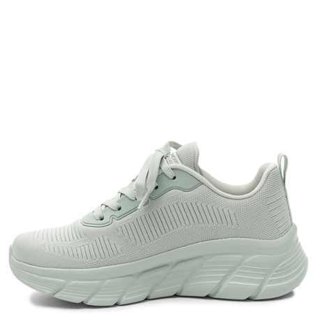 Skechers BOBS Sport Squad Chaos Lightweight Memory Foam Trainers Sage Green 117385-SAGE